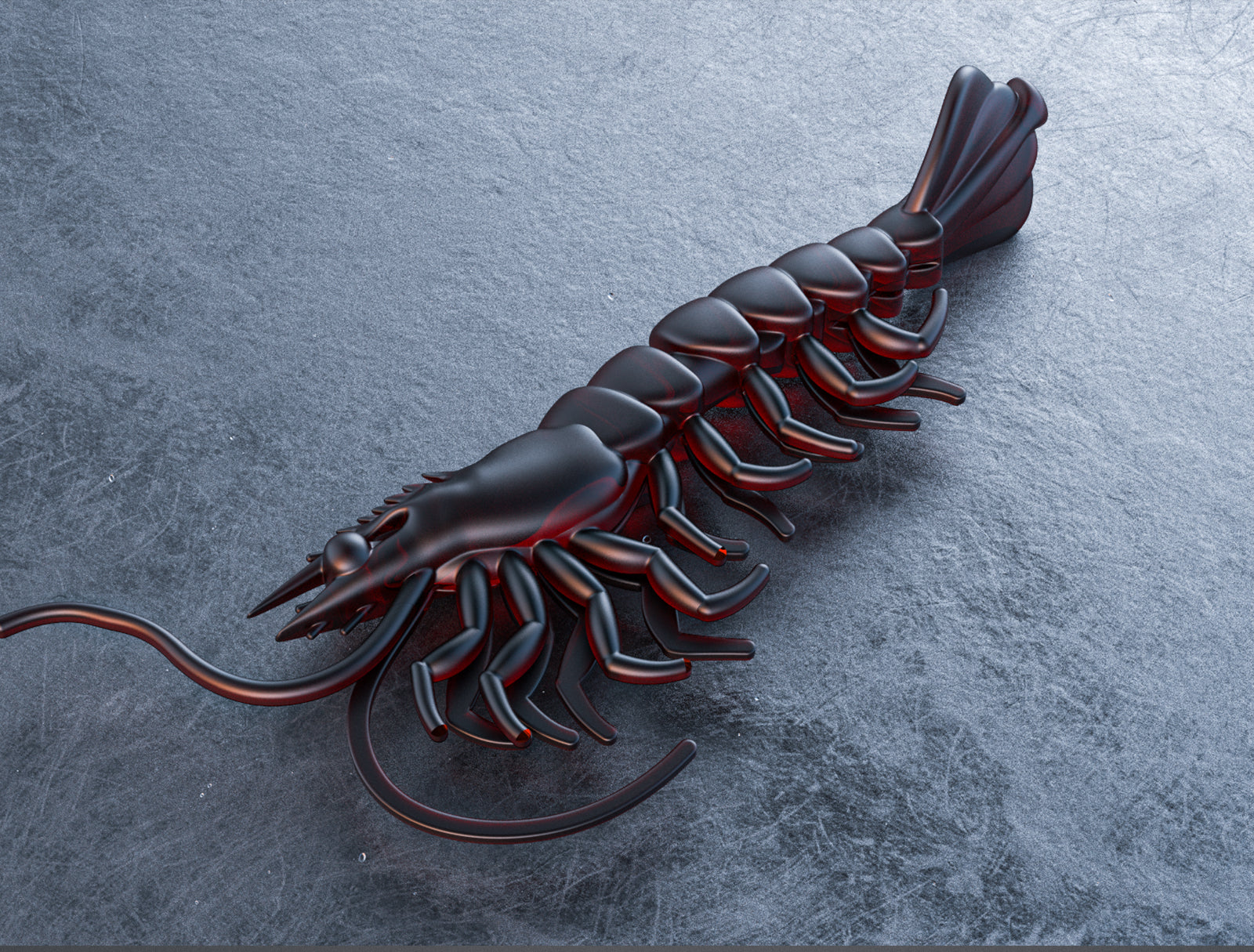 Realistic Prawn (3″- 4.5″)