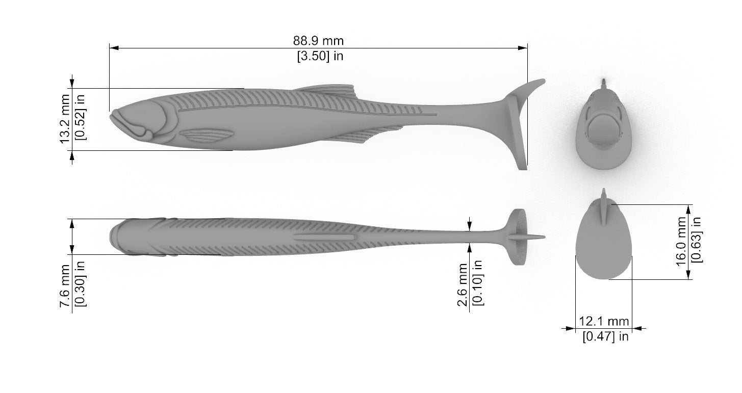 SpeedBait Round Eyes (3″-6″) With Space to Glue the Eyes