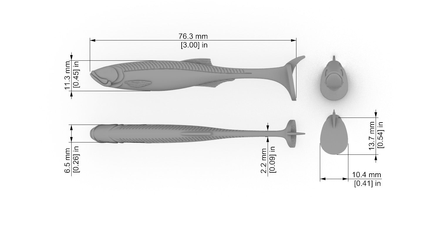 SpeedBait Round Eyes (3″-6″) With Space to Glue the Eyes