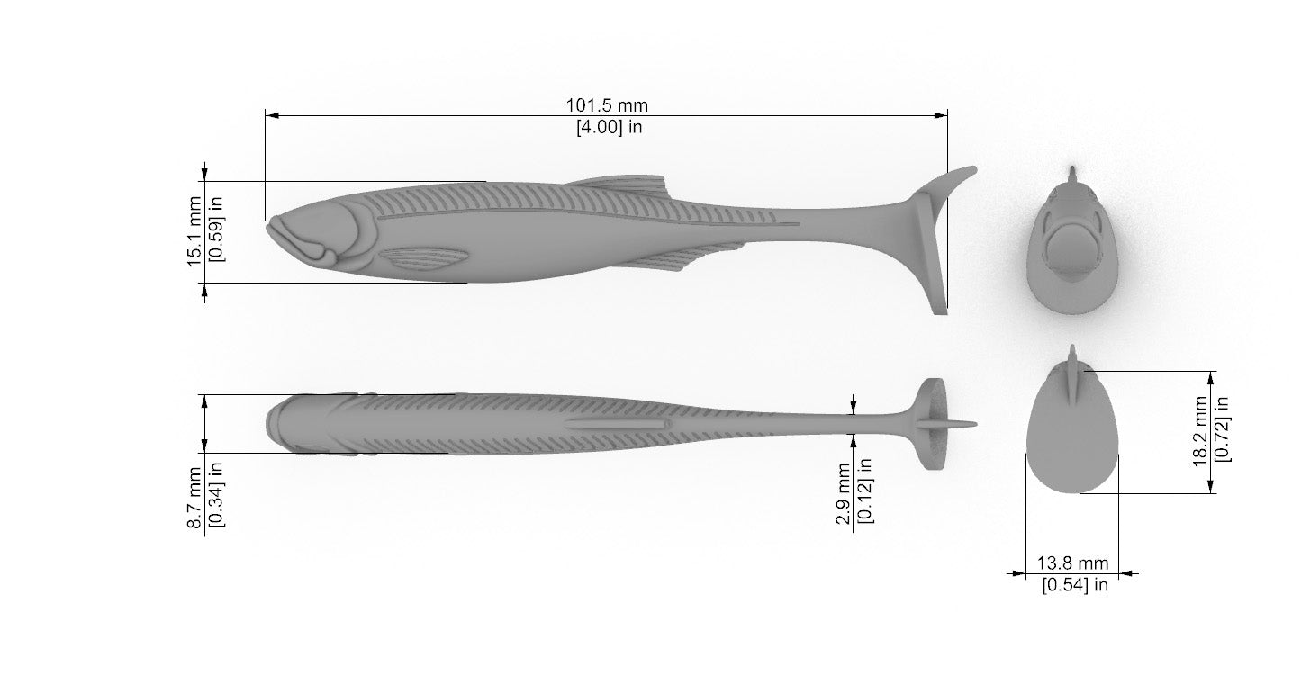 SpeedBait Round Eyes (3″-6″) With Space to Glue the Eyes