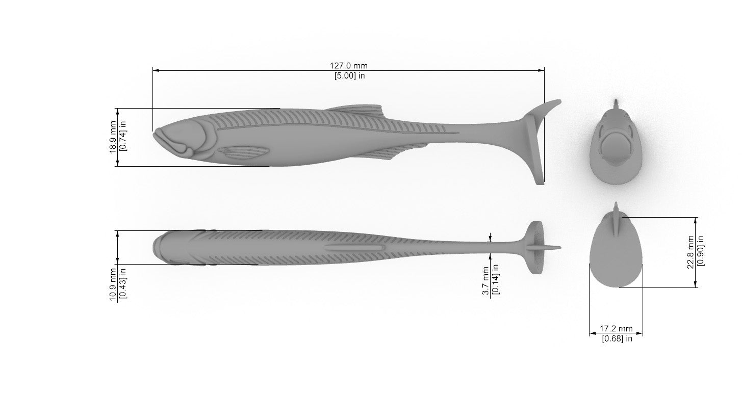 SpeedBait Round Eyes (3″-6″) With Space to Glue the Eyes