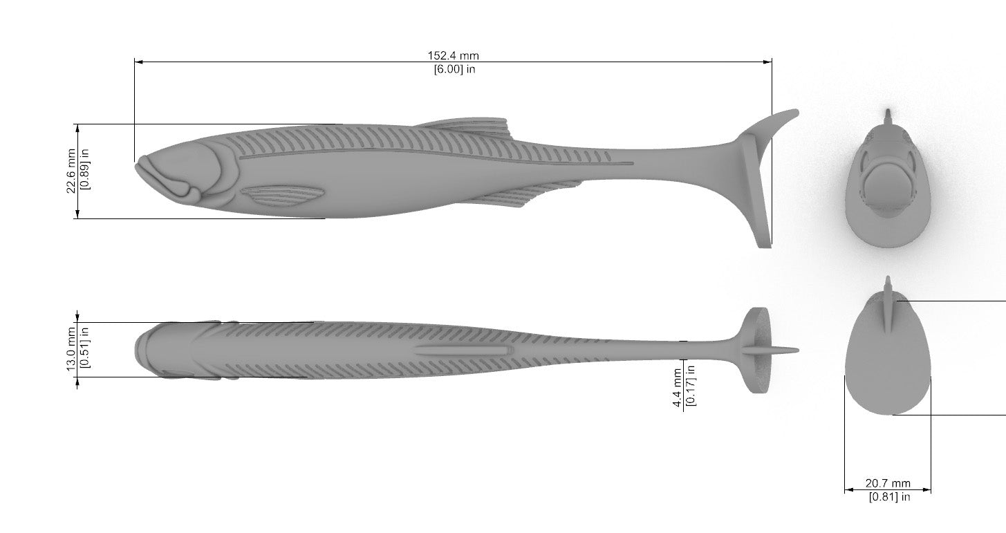 SpeedBait Round Eyes (3″-6″) With Space to Glue the Eyes