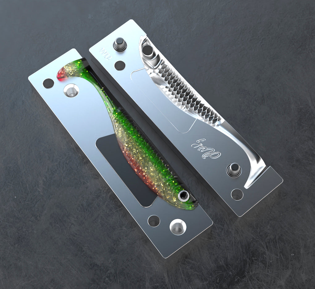 Killer Open Pour Mold (3.5″- 8″) Hook Slot